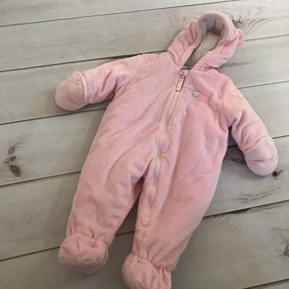 8/$25 Carter’s 6-9 month Pink Winter Bundler - Picture 1 of 11